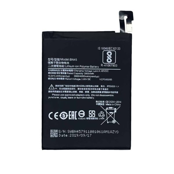 باتری گوشی شیائومی Redmi Note 5 Pro BN45